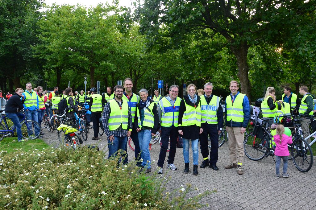 21.09.17: BikeNight: Alternativen brauchen Platz- auch wir sind der Verkehr. Mit dem Rad rund um die Coesfelder Innenstadt (Bild: Gemeinde Senden)