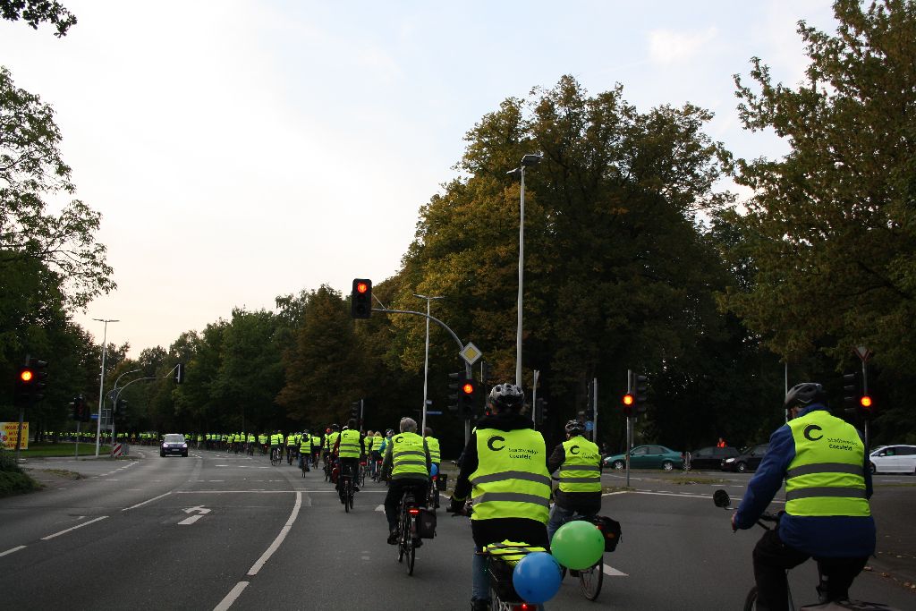 21.09.17: BikeNight: Alternativen brauchen Platz- auch wir sind der Verkehr. Mit dem Rad rund um die Coesfelder Innenstadt (Bild: Gemeinde Senden)