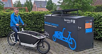 Lastenrad im Musikerviertel
