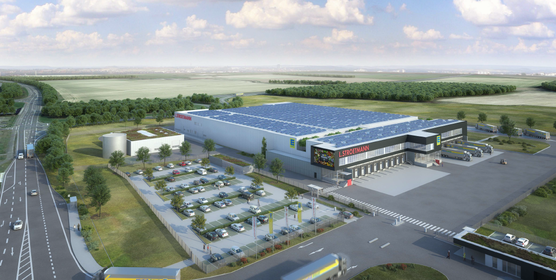 3D Ansicht Logistikzentrum