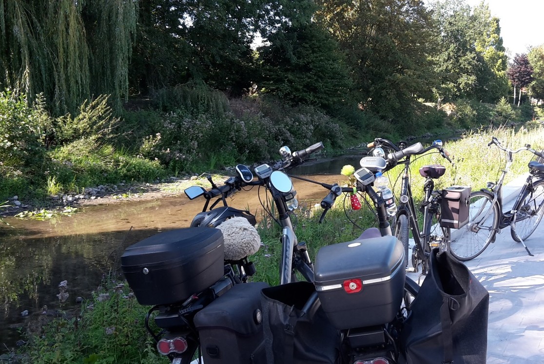 Radtour entlang der renaturierten Stever und Seitenbäche