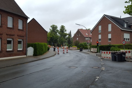 Bauabschnitt zur Erneuerung der Trinkwasserleitung (Bild: Gemeinde Senden)