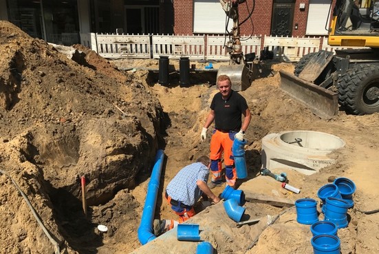 Erneuerung der Hausanschlussleitungen für Regenwasser