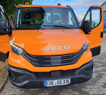 IVECO Daily - noch ohne Label direkt bei der Abholung im August 2025. IVECO Daily - noch ohne Label direkt bei der Abholung im August 2025.