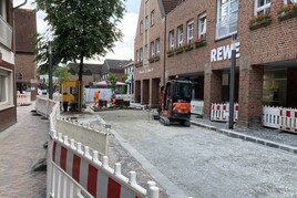 Vorbereitung Pflasterung Herrenstraße