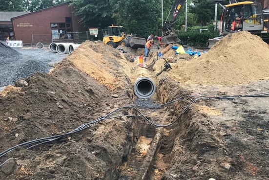 Erneuerung des Regenwasserkanals