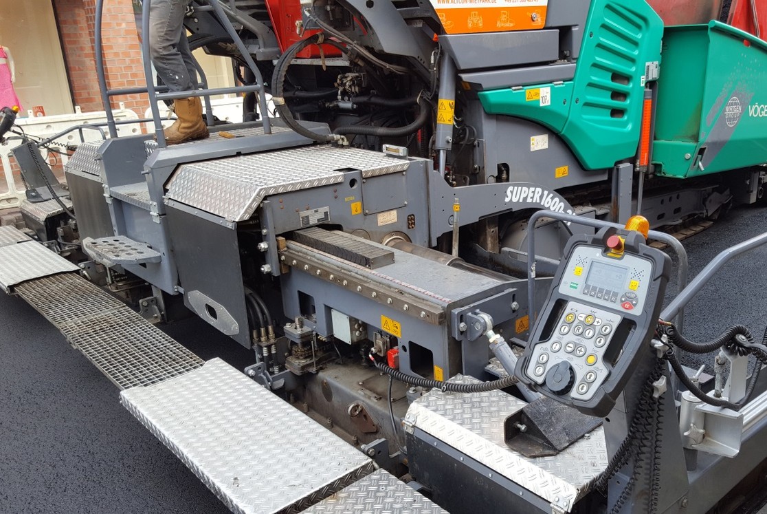 Technik unterstützt die Arbeiten. (Bild: Gemeinde Senden) Technik unterstützt die Arbeiten. (Bild: Gemeinde Senden)