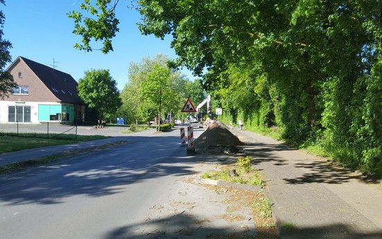 08.05.2018: Arbeiten in Teilbereichen der Straße (Bild: Gemeinde Senden)