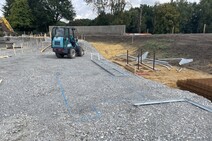 Vorbereitung für den Einbau von "Obstacles".