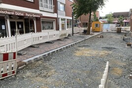 Vorbereitung Pflasterung Herrenstraße
