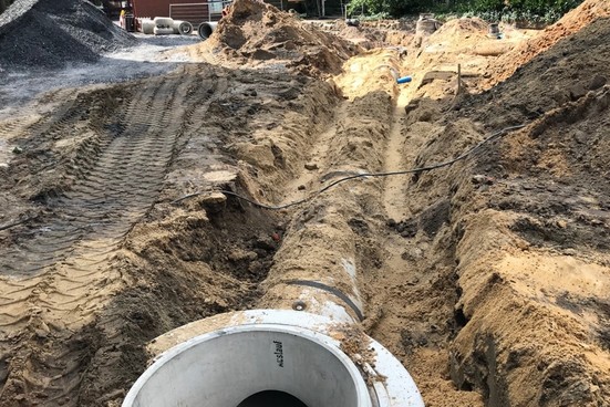 Erneuerung des Regenwasserkanals