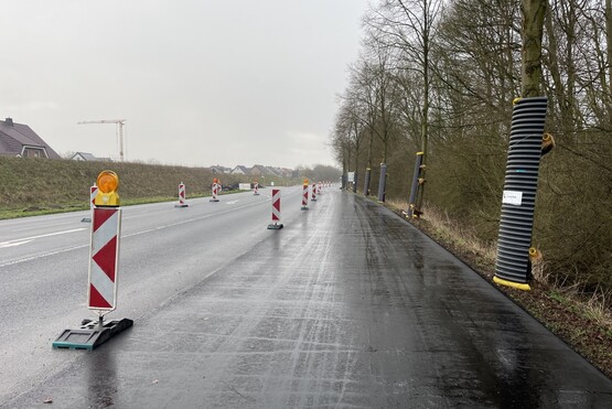 Provisorische Verkehrsführung B235